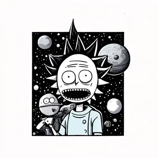 Rick And Morty Space Surrounded