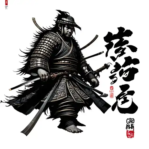 Samurai And Text Cgro