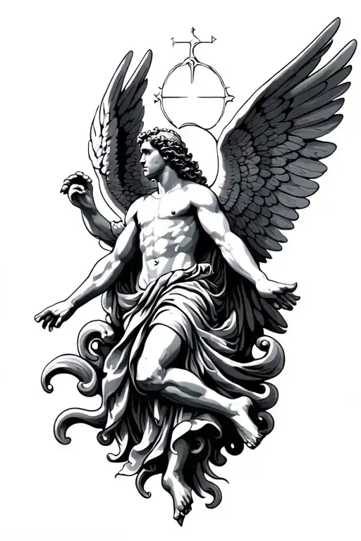 Saint Michael Falling Angel