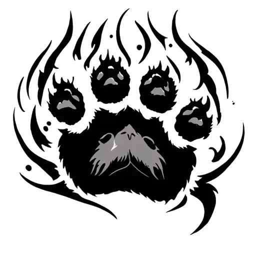 Bear Paw Tattoos Based