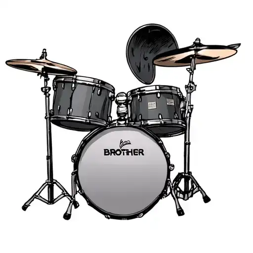 Brother Memorial Tattoo Snd Drum Stcks