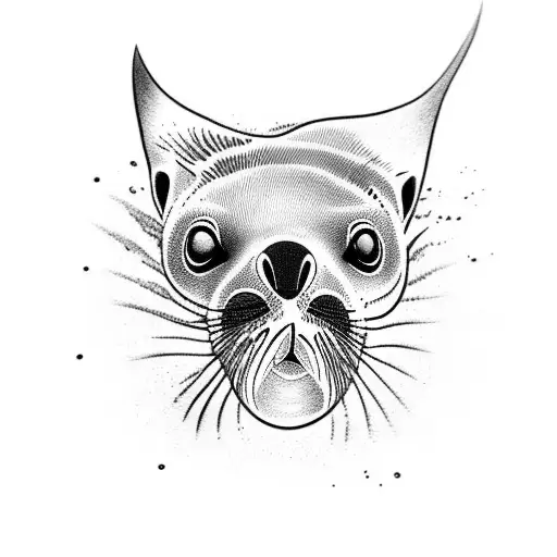 Cape Fur Seal Diving In The Water