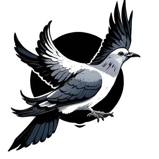 Bright Resplendent Dove