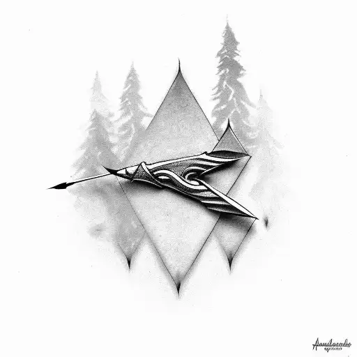 Arrow With A Silver Tip