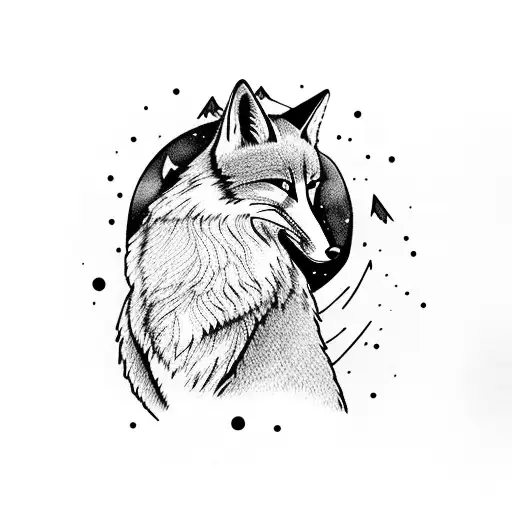 A Mountain Fox Driving A 1967 Chevrolet Chevelle In A Mountain