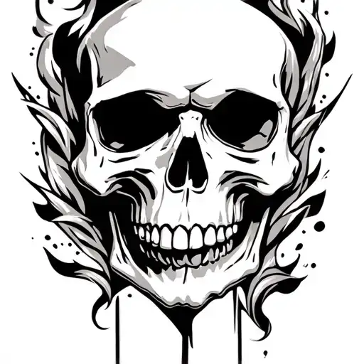 Mafia Boss Skull