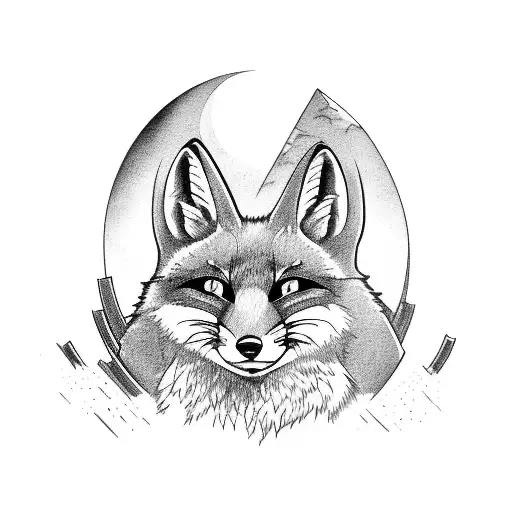 A Mountain Fox Driving A 1967 Chevrolet Chevelle