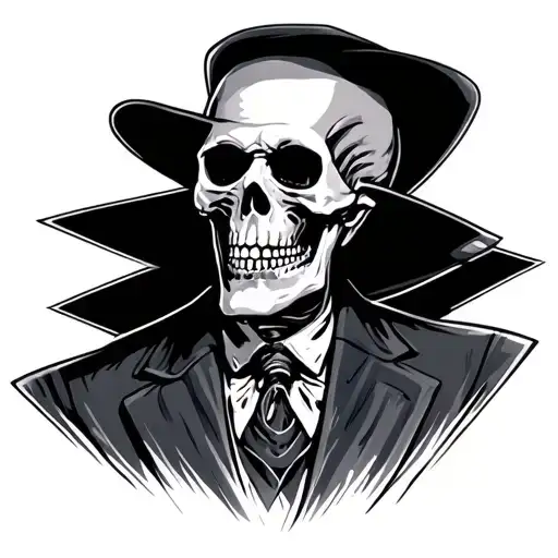Mafia Boss Skeleton