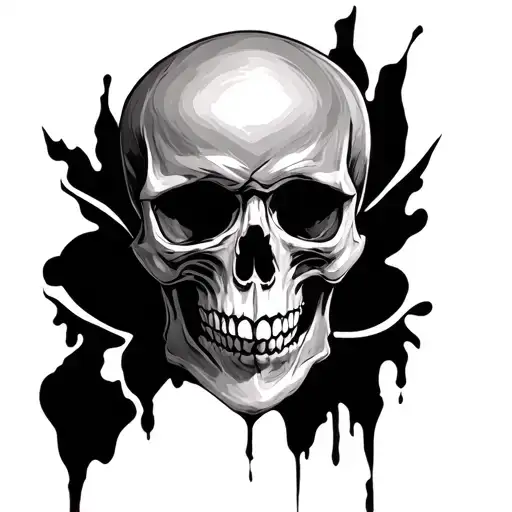 Skull Arm Half Sleeve