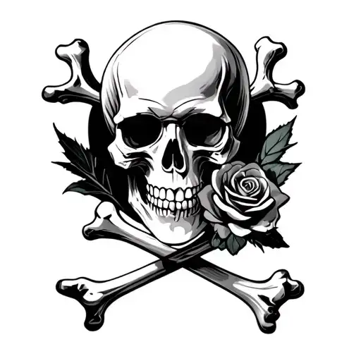 Skull And Bones Rose Bmw