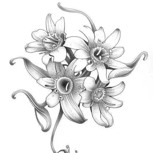 Lily Of The Valley And Daisy