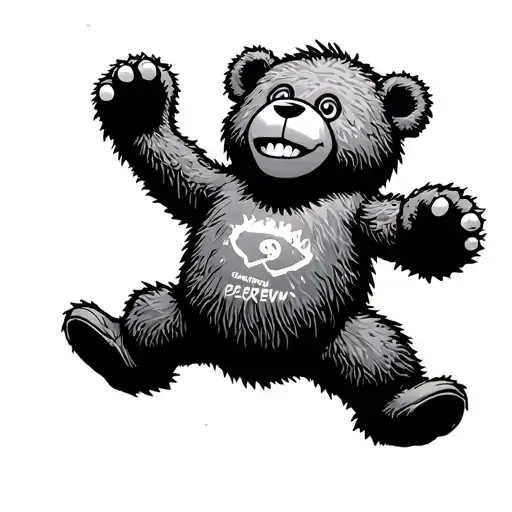 Sour Patch Kid Dancing Like Grateful Dead Bear