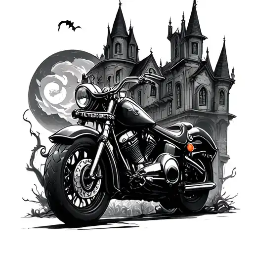 Disney Haunted Mansion Motorcycle