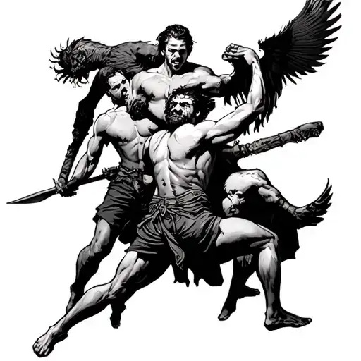 3 Brothers In Battle Against Father