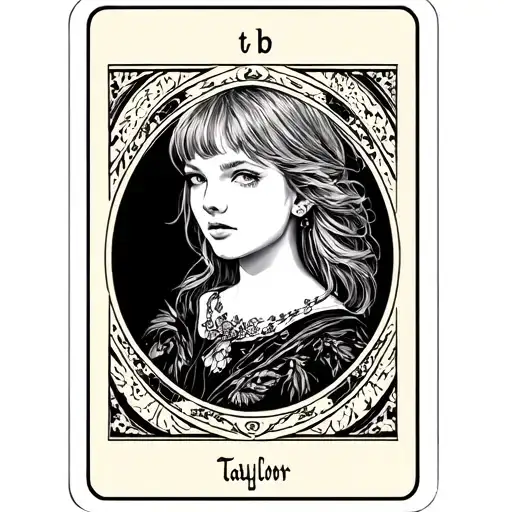 Taylor Swift Tarot Card Poet