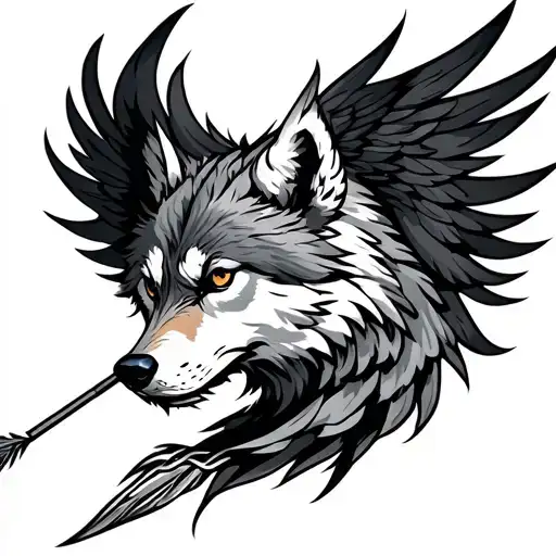 Phoenix Wolf Arrow