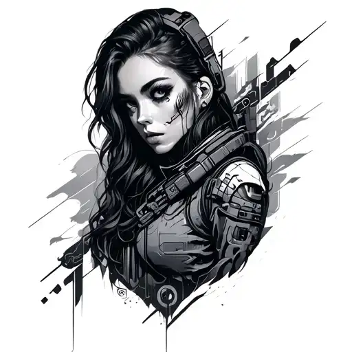 Dos Cyberpunk Inspired