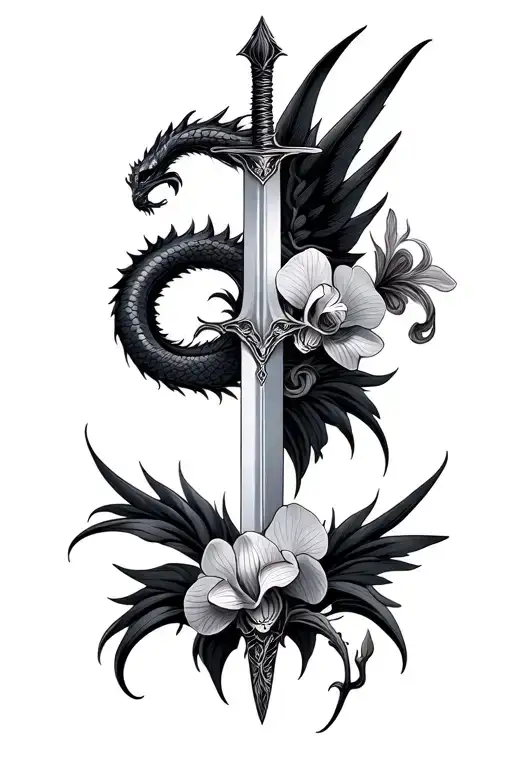 Sword Orchids Dragon Wings