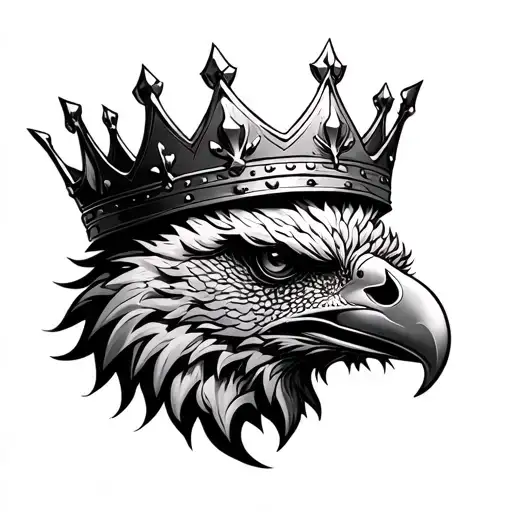 Griffin Head With Crown