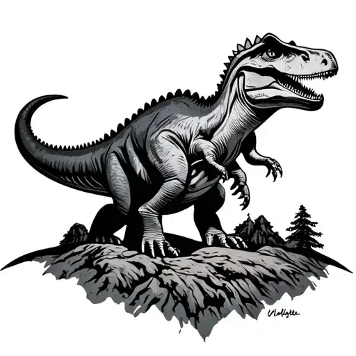 Mountain Of Dinosaurs