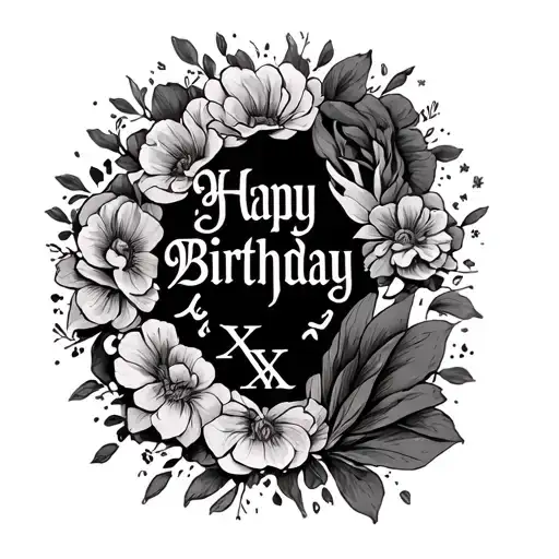 My Mom And Dads Birthday With My Birthday In The Middel Roman Numerals