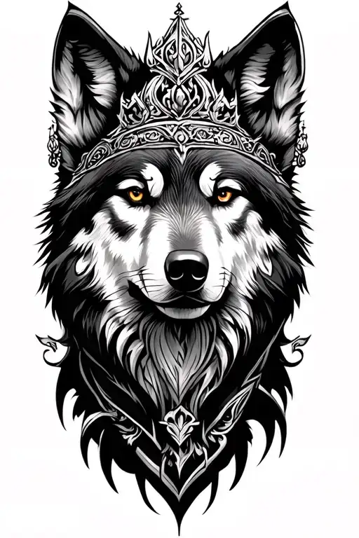 Realism Wolf King And Queen