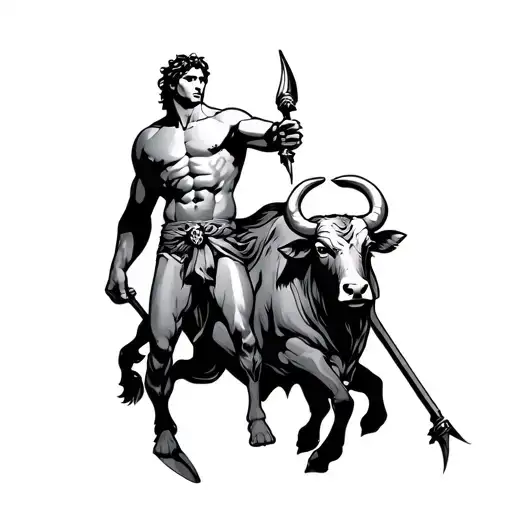 Hercules And The Cretan Bull Myth