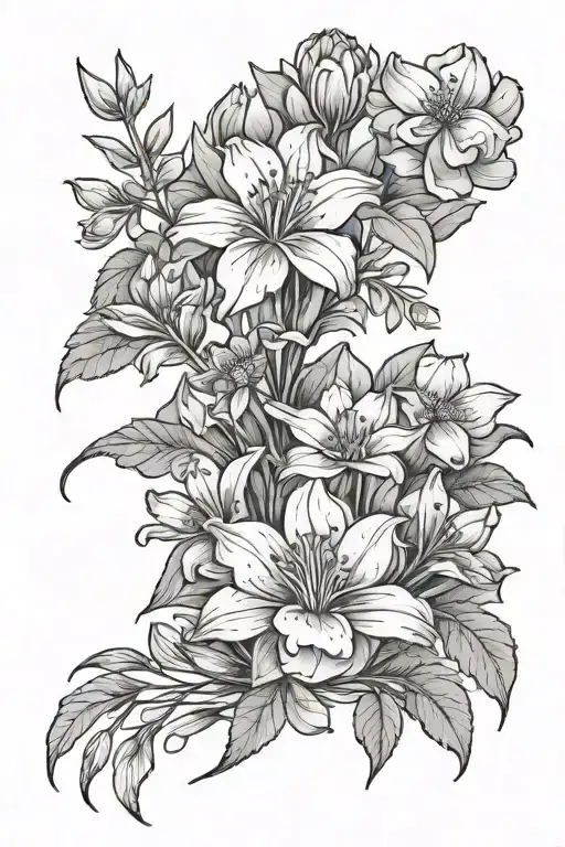 Mountain Flowers Blooming