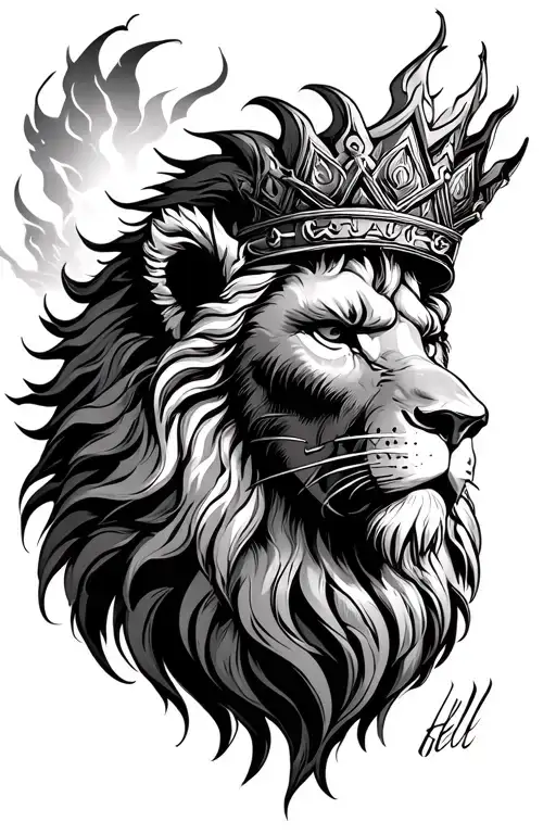 Lion Head King Heaven Vs Hell