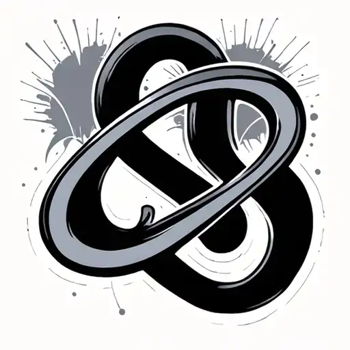 Number 687 Where The 8 Is The Infinity Symbol