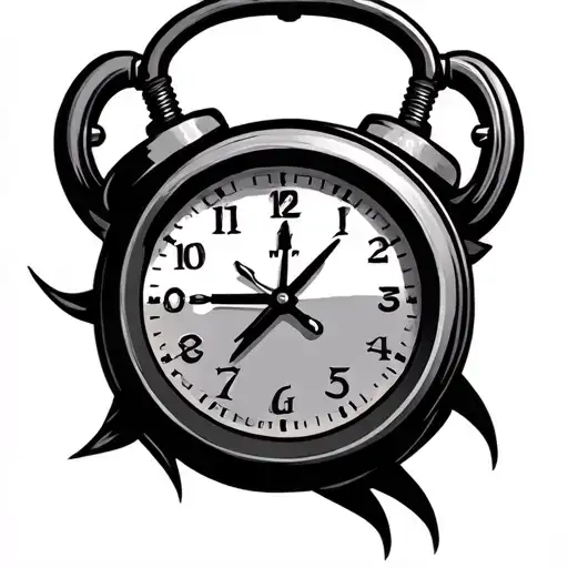 Young Auto Mechanic Clock