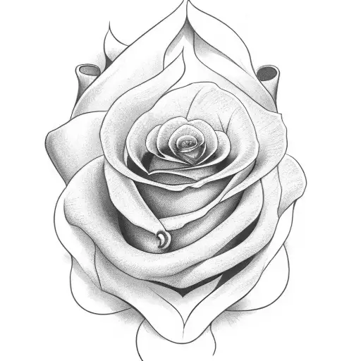 Heart With Rose Inside