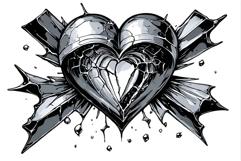 Broken Glass And A Heart