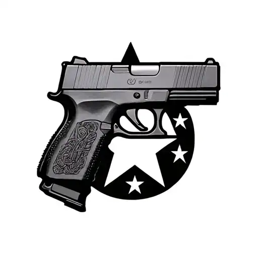 Glock Logo And A Star