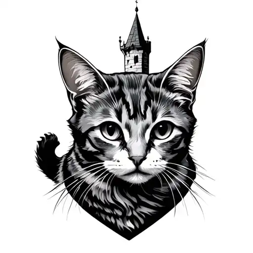 Cat In A Castle