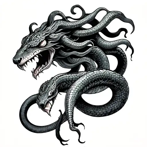 Angry Medusa Snake