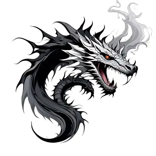 Smokey Dragon Abstract