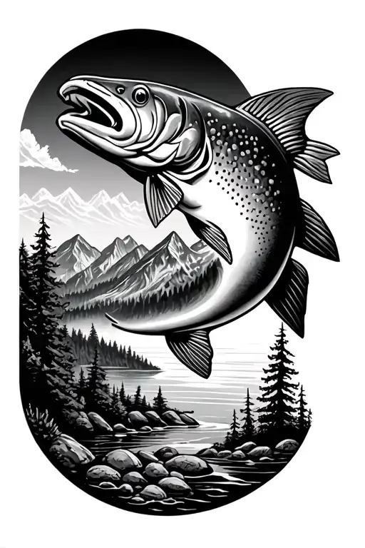 Trout Nature Mountains