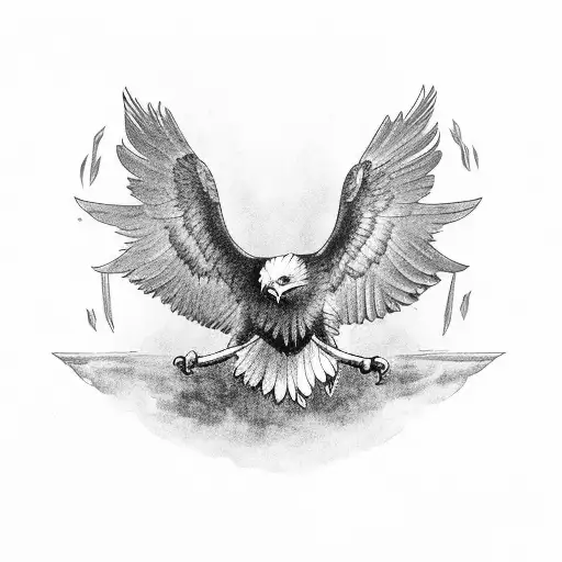 Eagle With Well