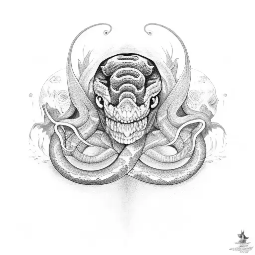 Number 26 In Head Of Snake