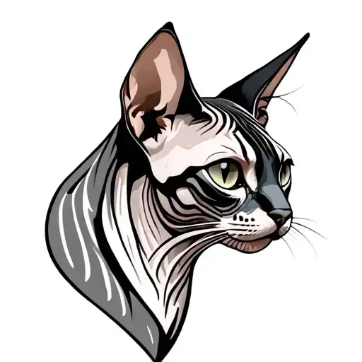 Cat Sphinx Cat's Head