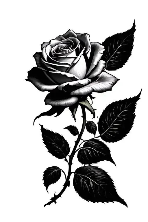 Rose With Scripture Verses Flowing