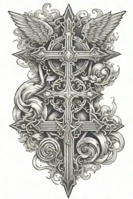 Faith And Cross Surrounded