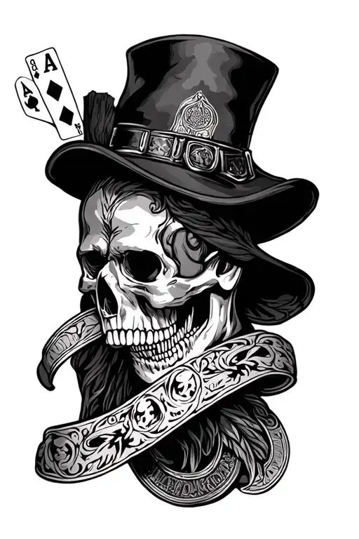 Casino And Tooled Leather Sleeve