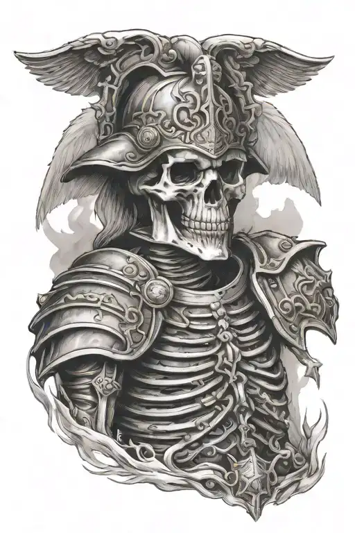 Skeleton Roman Legionary