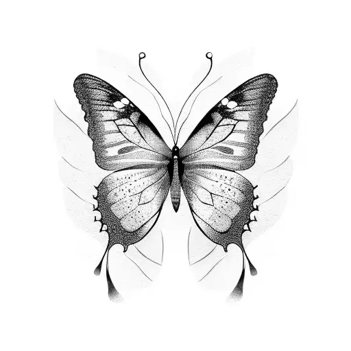 A Whimsical Illustration Of A Butterfly Made Up Of Colorful Book Pages