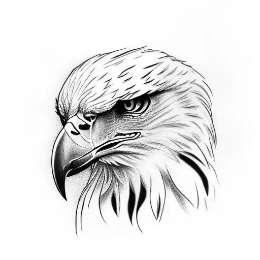 A Majestic Eagle Perched On A Harley Davidson Motorcycle