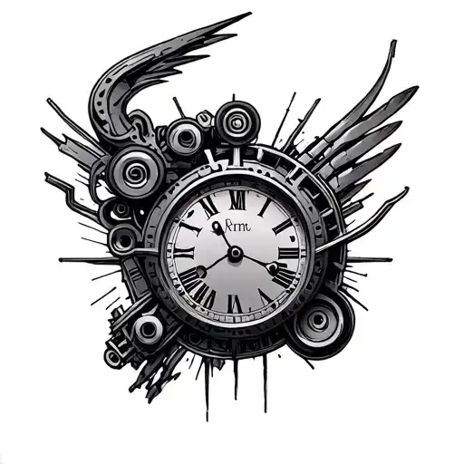 First Part Of Life As Auto Mechanical Clock