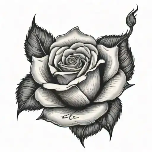 Number 23 With A Rose