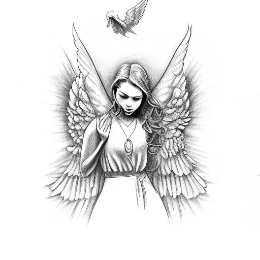 Angel Falling From The Sky